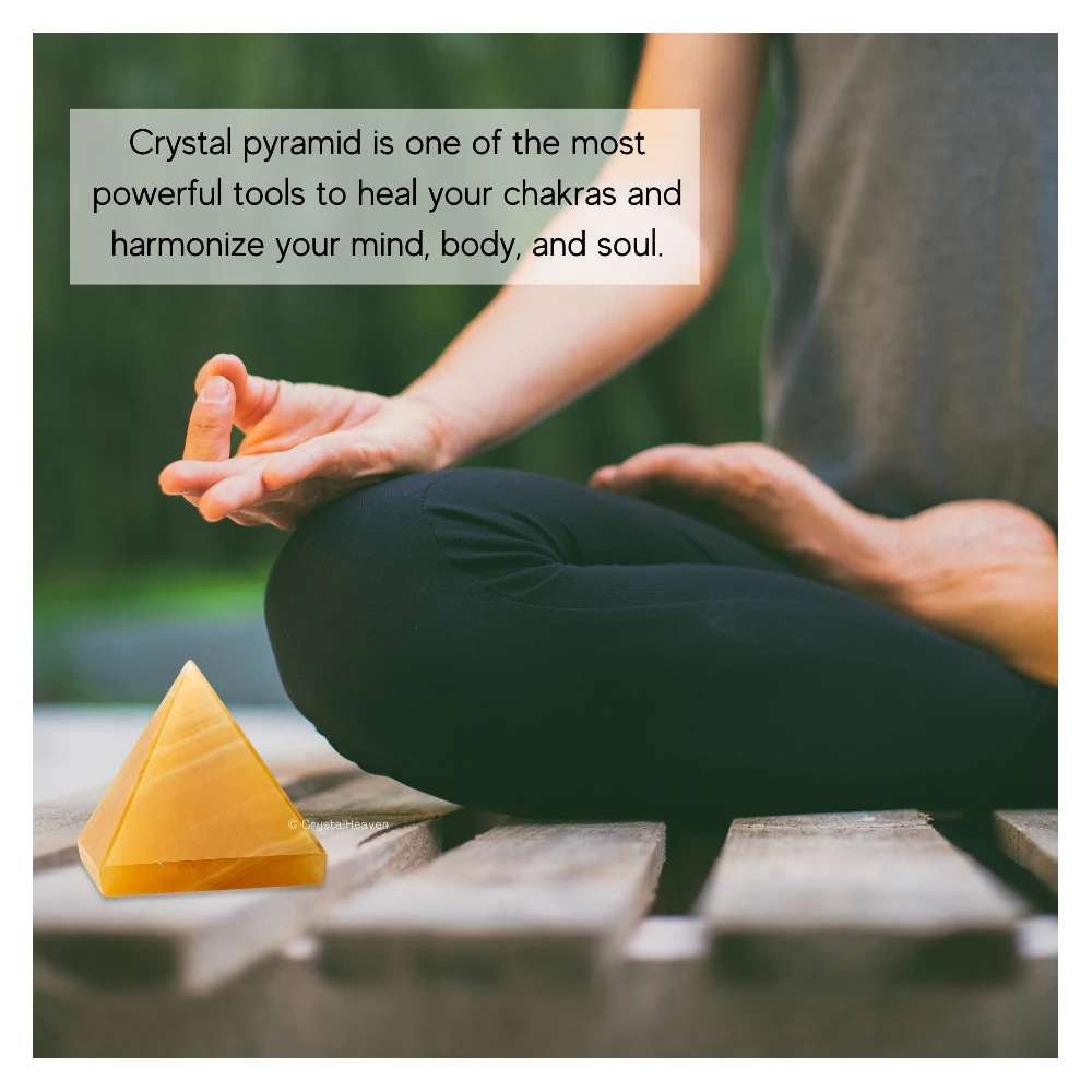 Yellow Calcite Pyramid (1 Inch)
