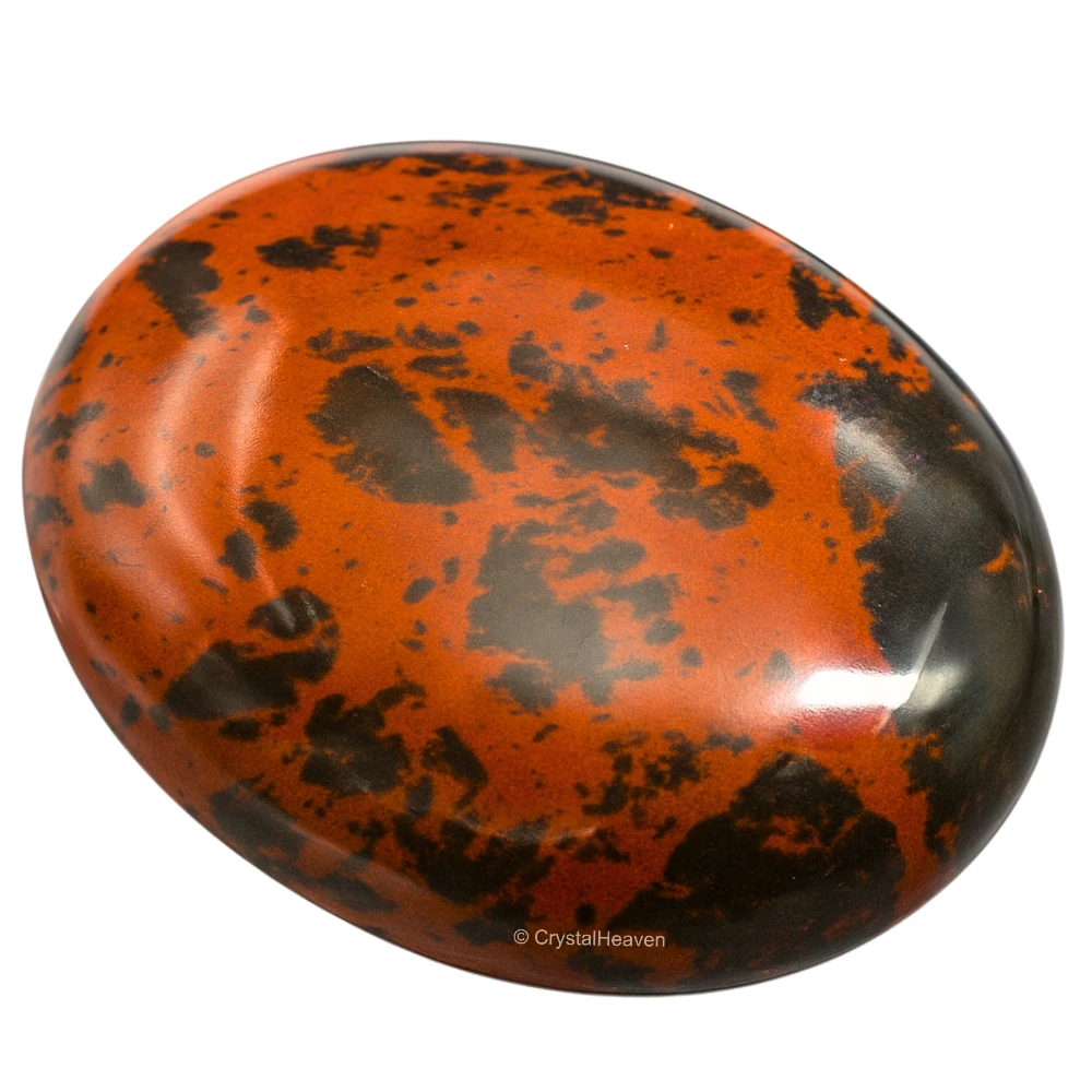 Mahogany Obsidian Palm Stone