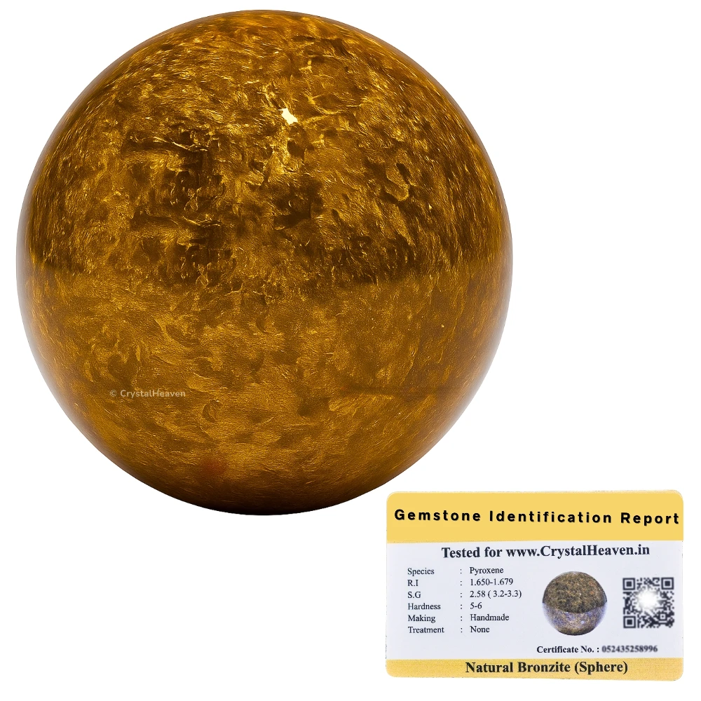 Bronzite Sphere (1.5 Inch)