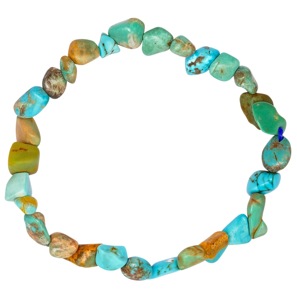 Chrysocolla Tumbled Bracelet (Elastic)