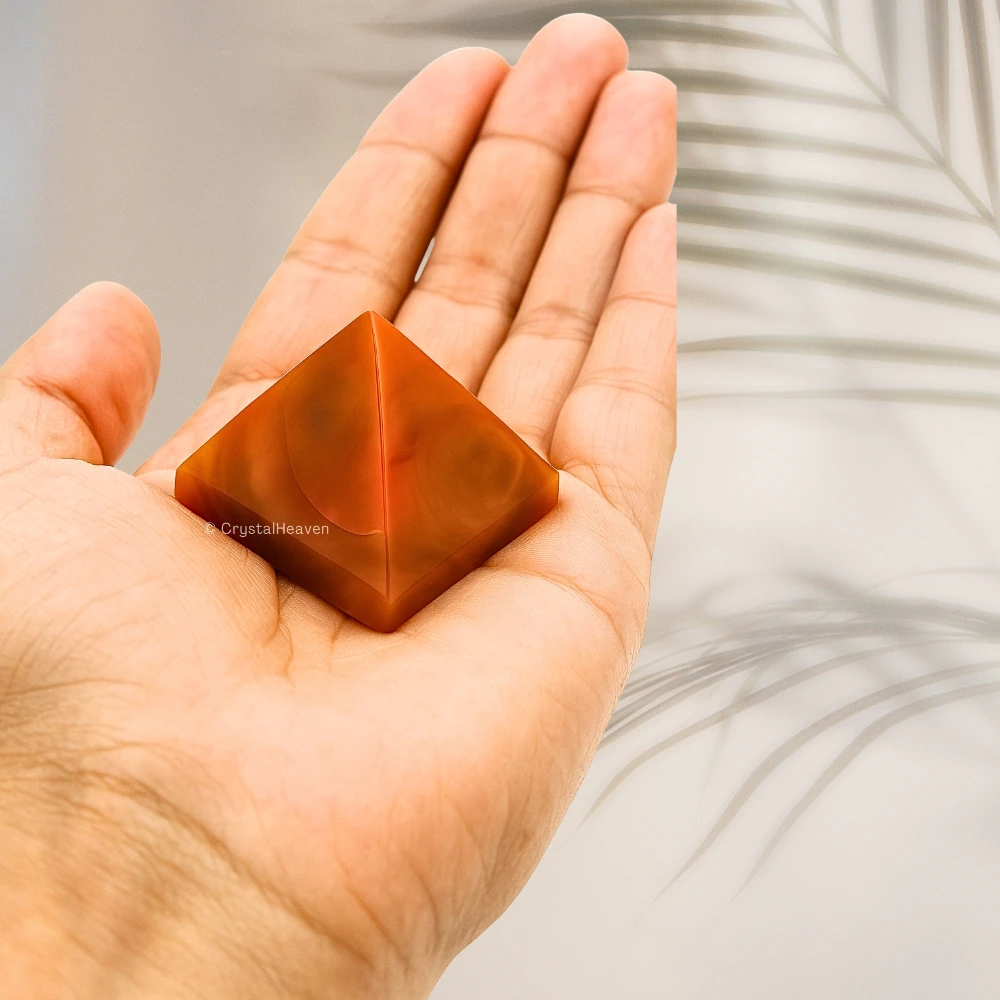 Carnelian Pyramid (1.5 Inch)