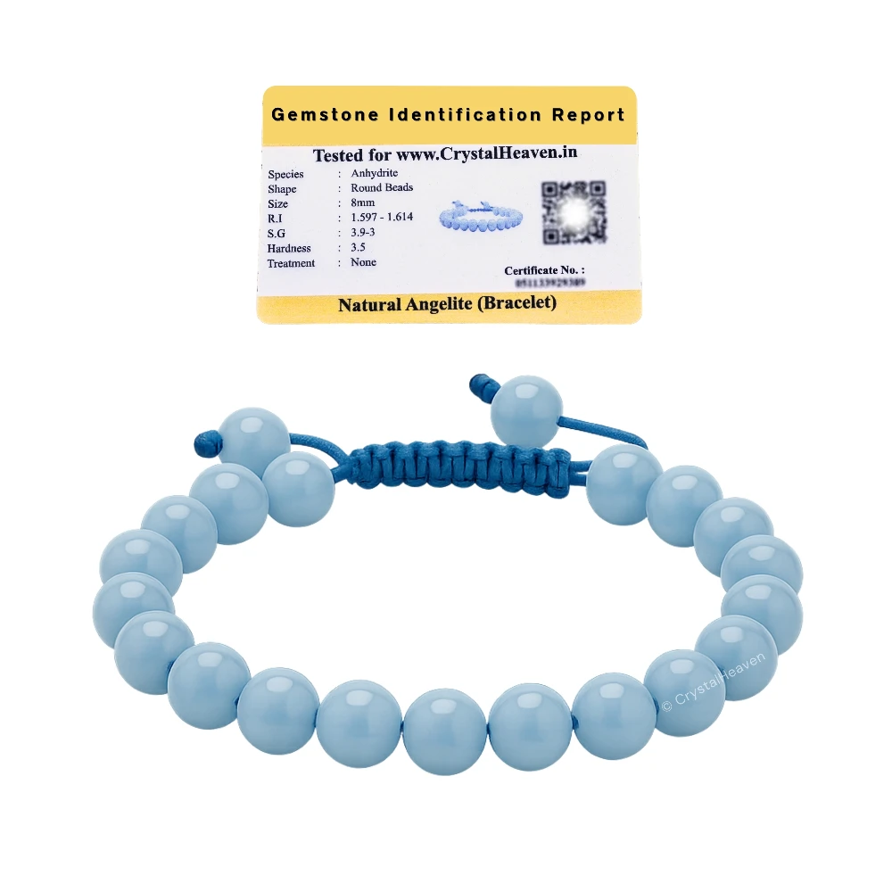 Angelite Bracelet (Adjustable)