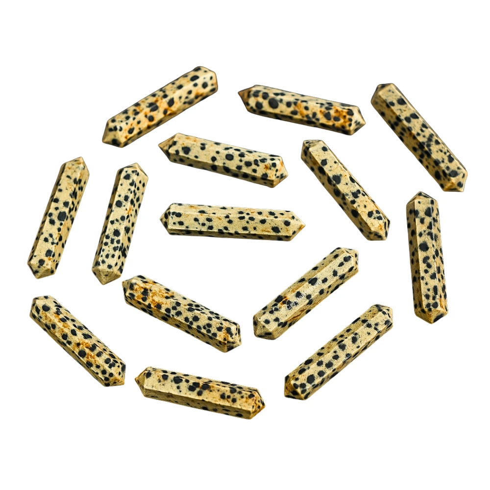 Dalmatian Jasper Pencil Points (Double Terminated) (Set of 10)
