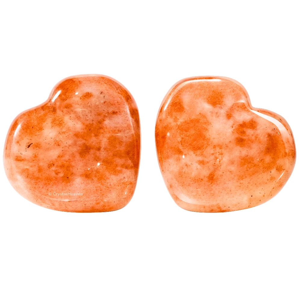 Sunstone Mini Heart (Pack of 2)