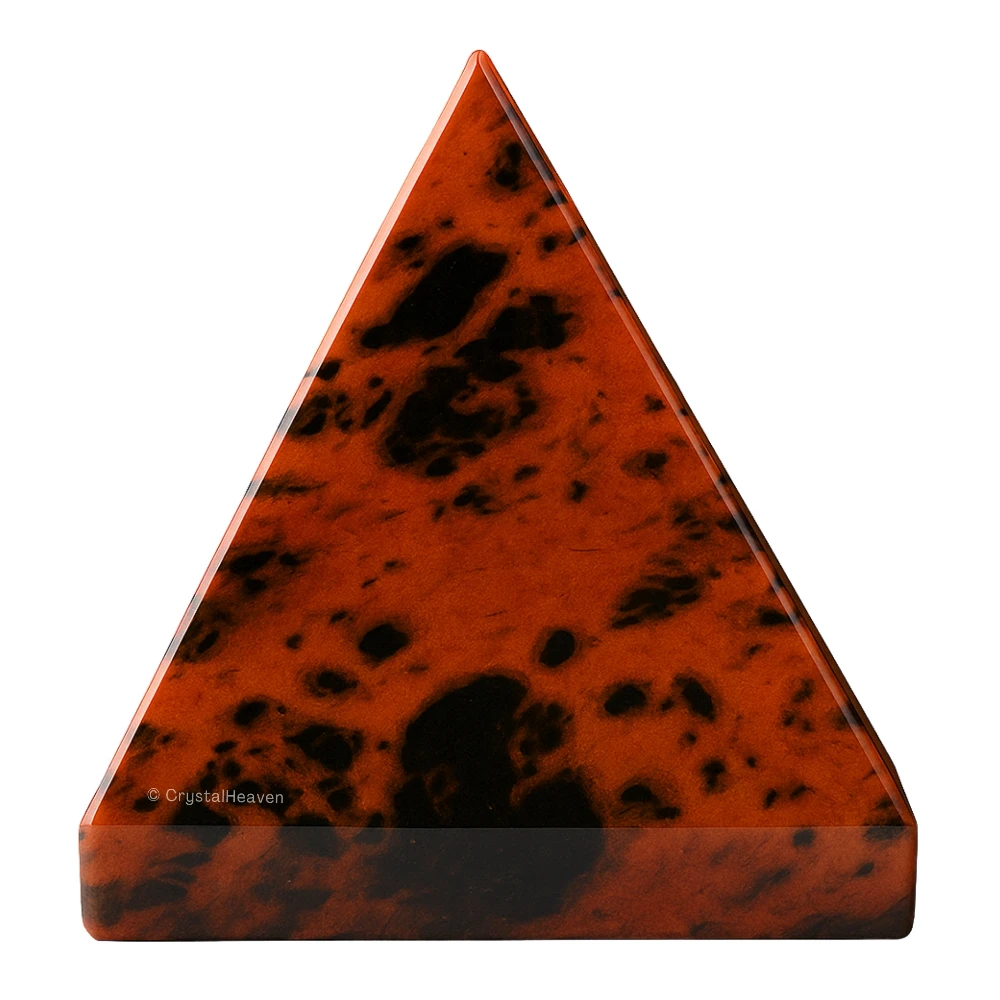 Mahogany Obsidian Pyramid