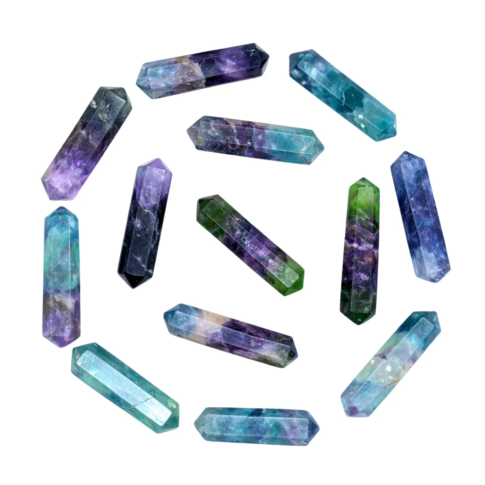 Multi Fluorite Pencil Points (Double Terminated)