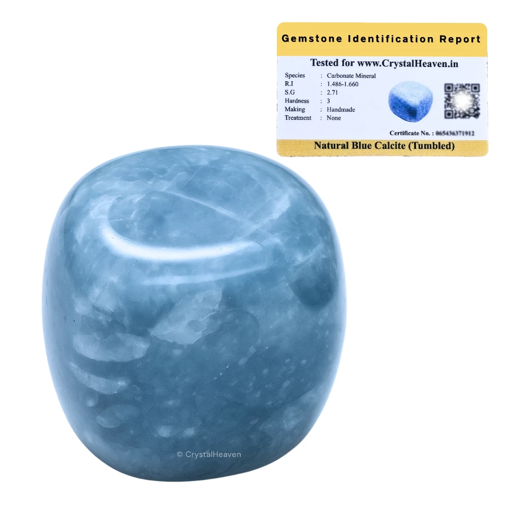 Tumbled Blue Calcite Stones (30 Gram)