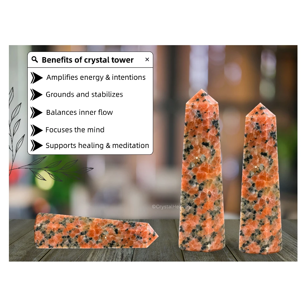 Pink Calcite Tower (2" to 3" inch)