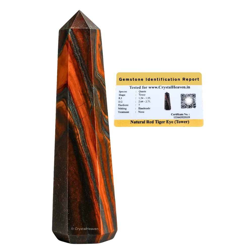 Red Tiger Eye Tower (2" to 3" inch)