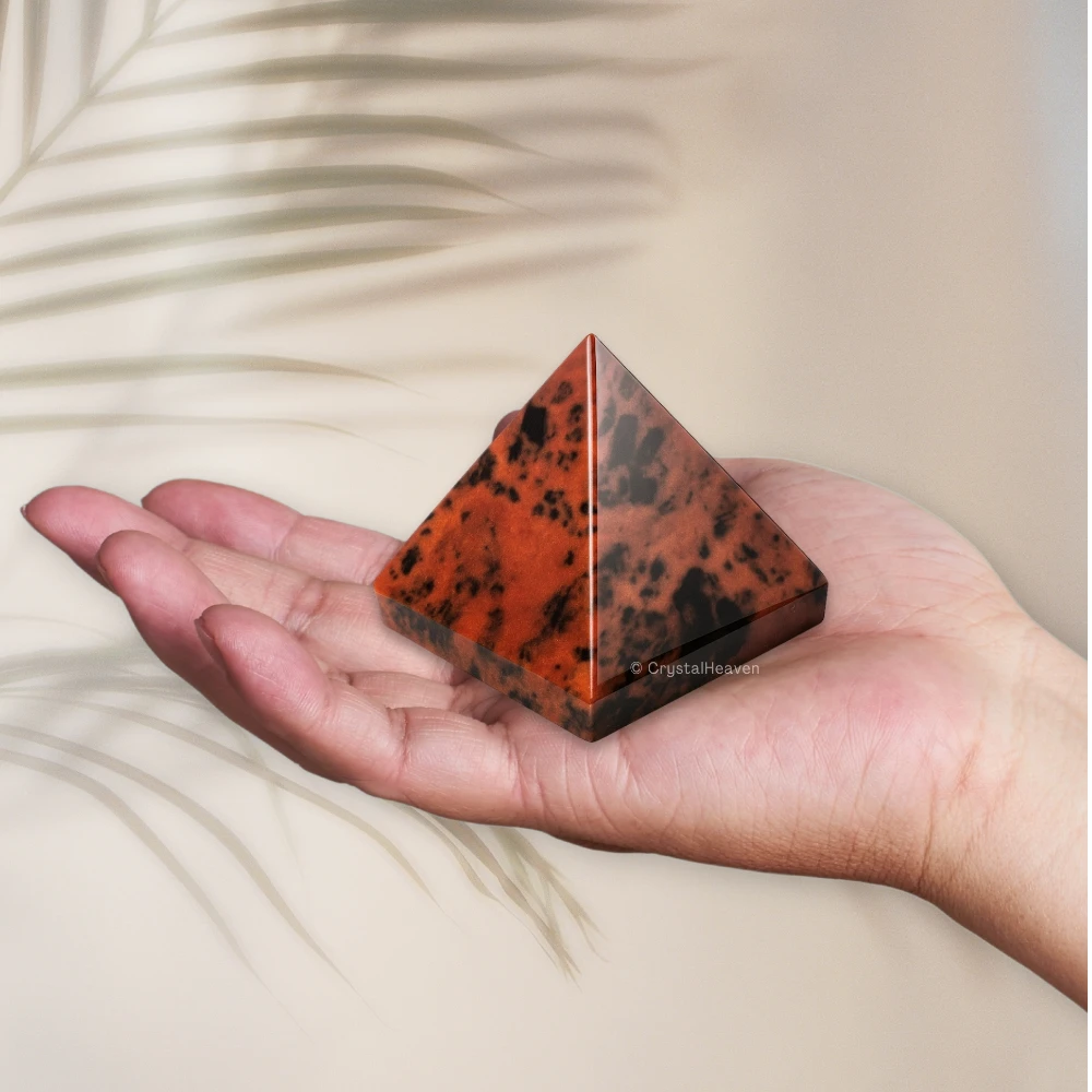 Mahogany Obsidian Pyramid (2 Inch)