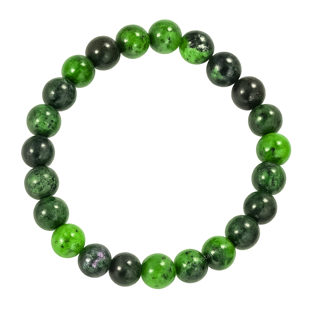 Ruby Zoisite Bracelet (Elastic)