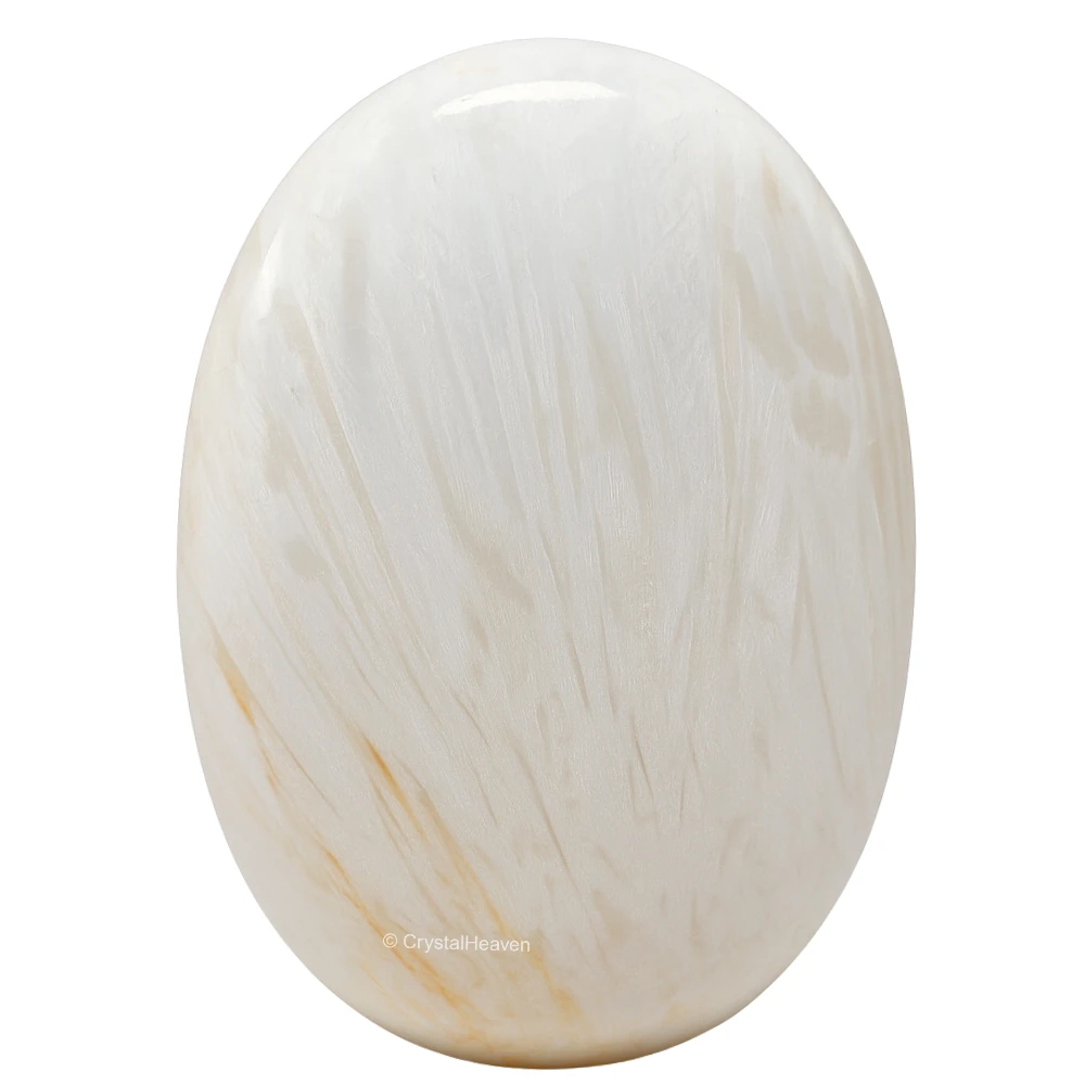 Scolecite Palm Stone