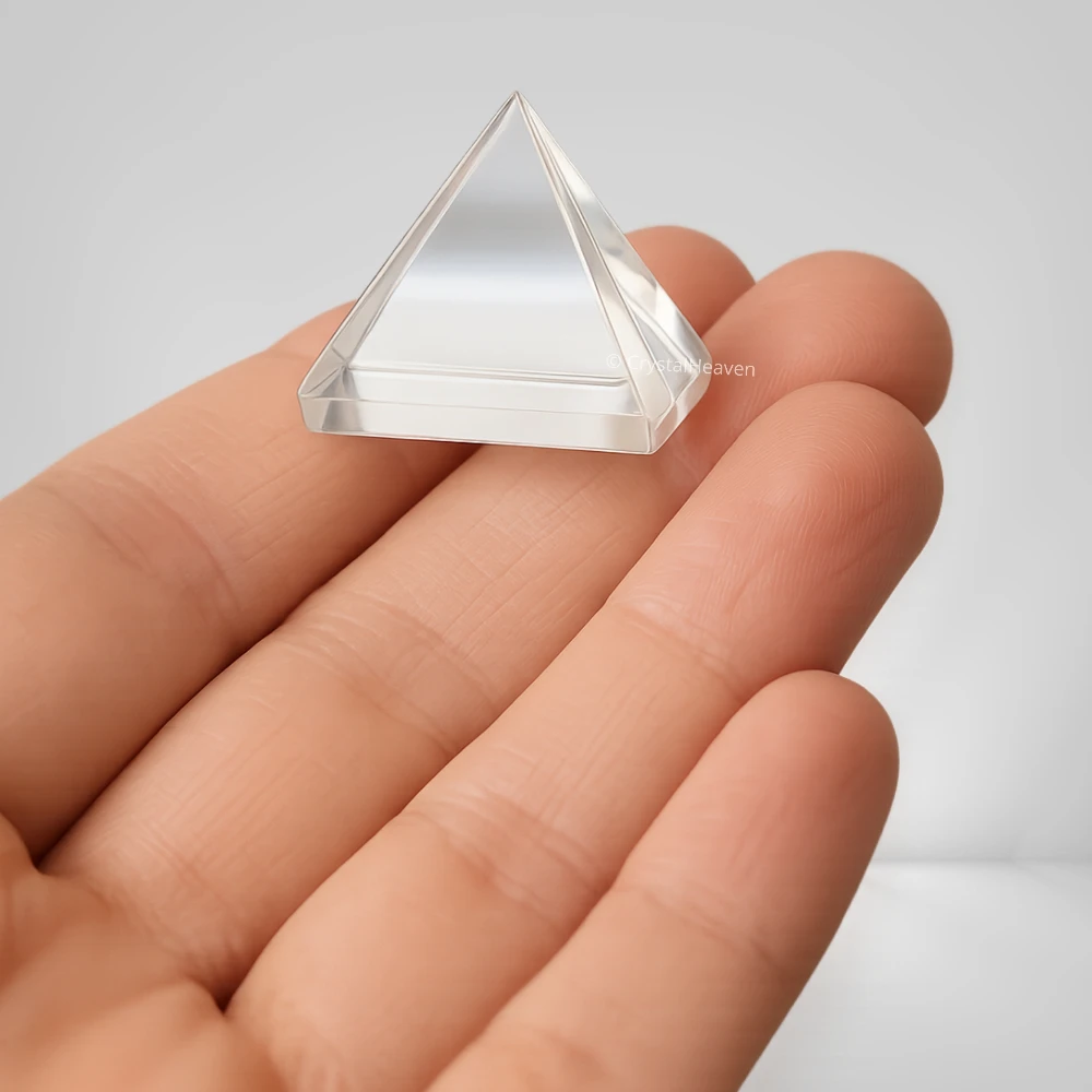 Premium Clear Quartz Pyramid (1 Inch)