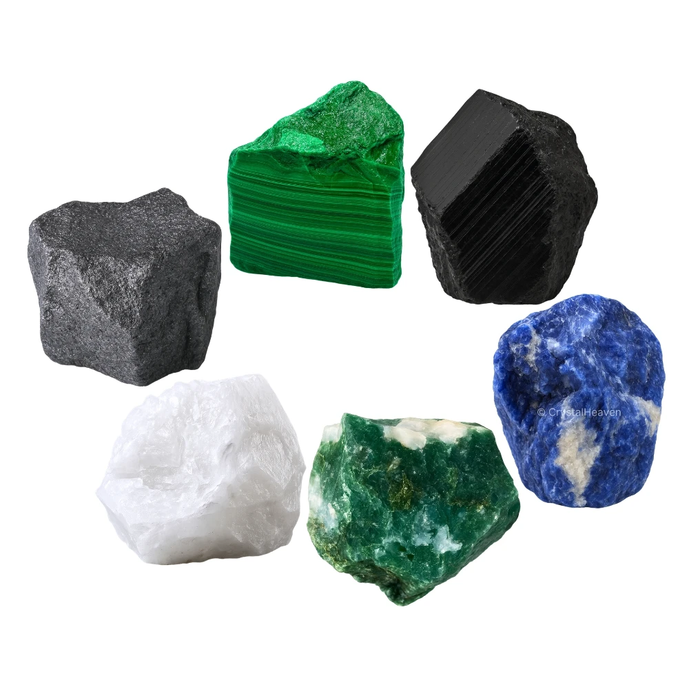 Cancer Fighter Raw Crystals Set