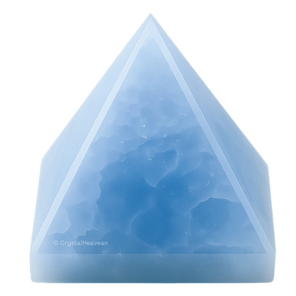 Blue Calcite Pyramid (1 Inch)