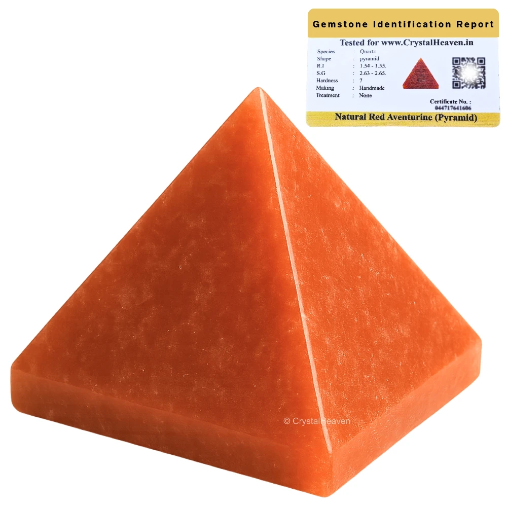 Red Aventurine Pyramid (1 Inch)