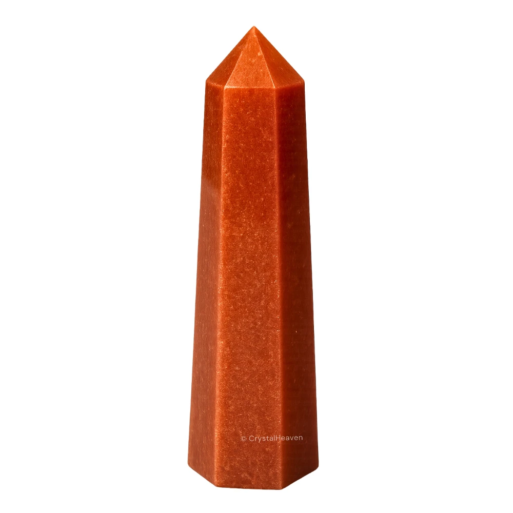Carrot Jasper Crystal Tower (3" to 4" inch)