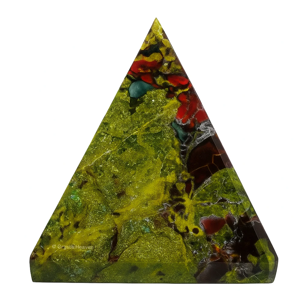 Dragon Bloodstone Pyramid (1.5 Inch)