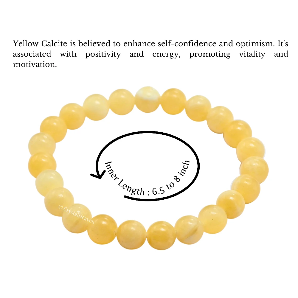 Yellow Calcite Bracelet (Elastic)