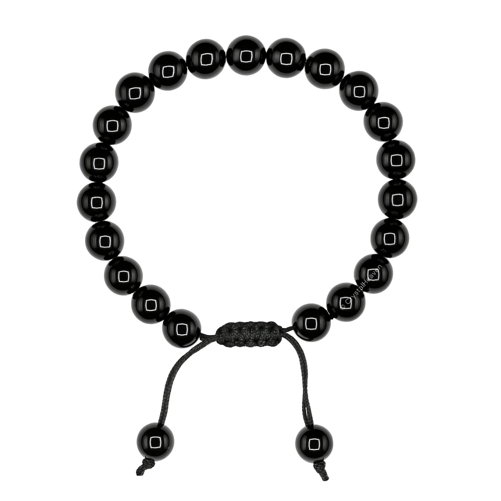 Black Tourmaline Bracelet (Adjustable)