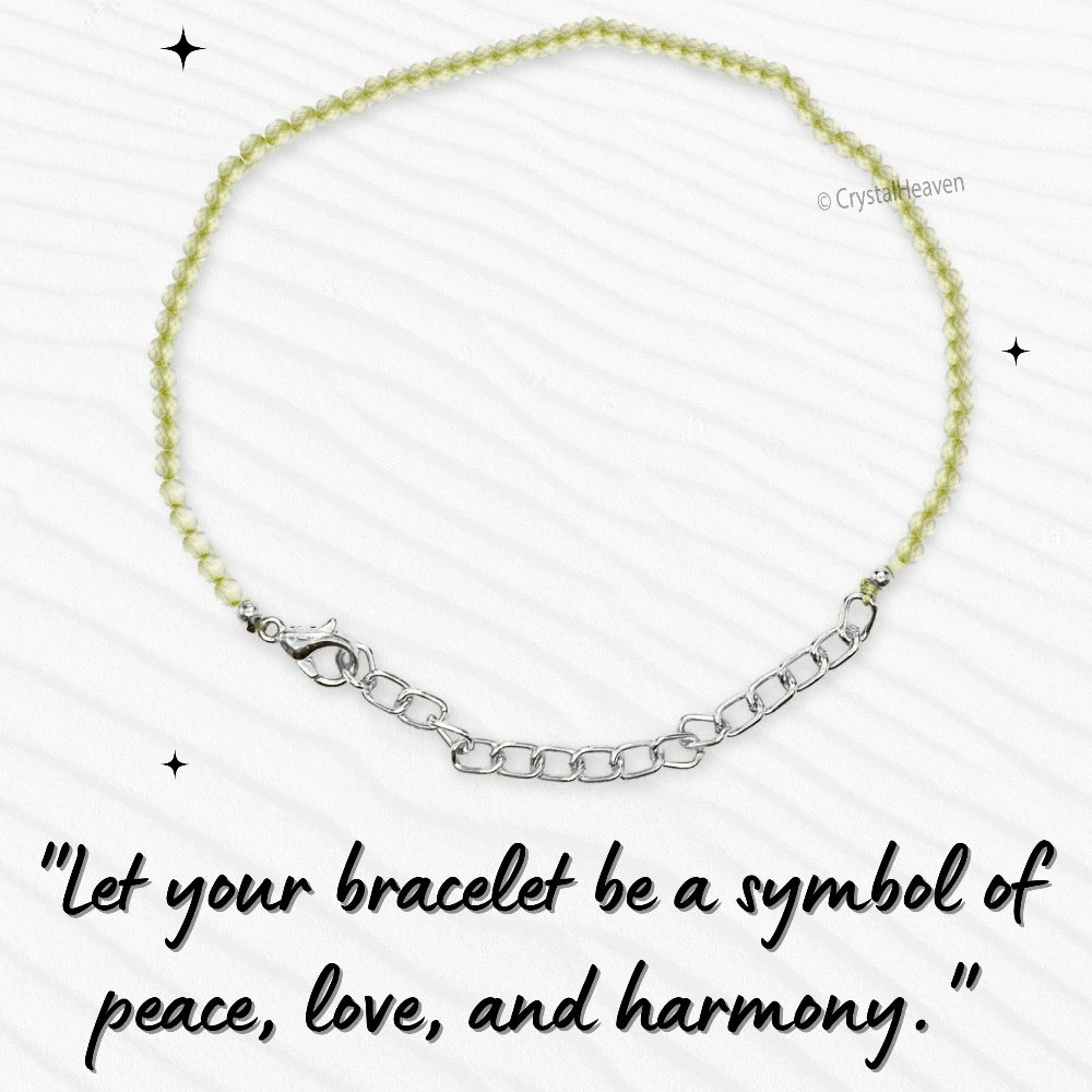 Prehnite Bracelets - 2mm Faceted Beads (Silver)