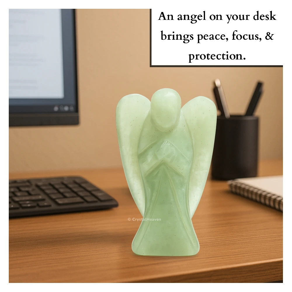 Light Green Aventurine Angel (4 Inch)