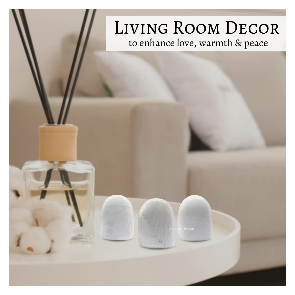 Scolecite Standing Palm Stone (Regular)