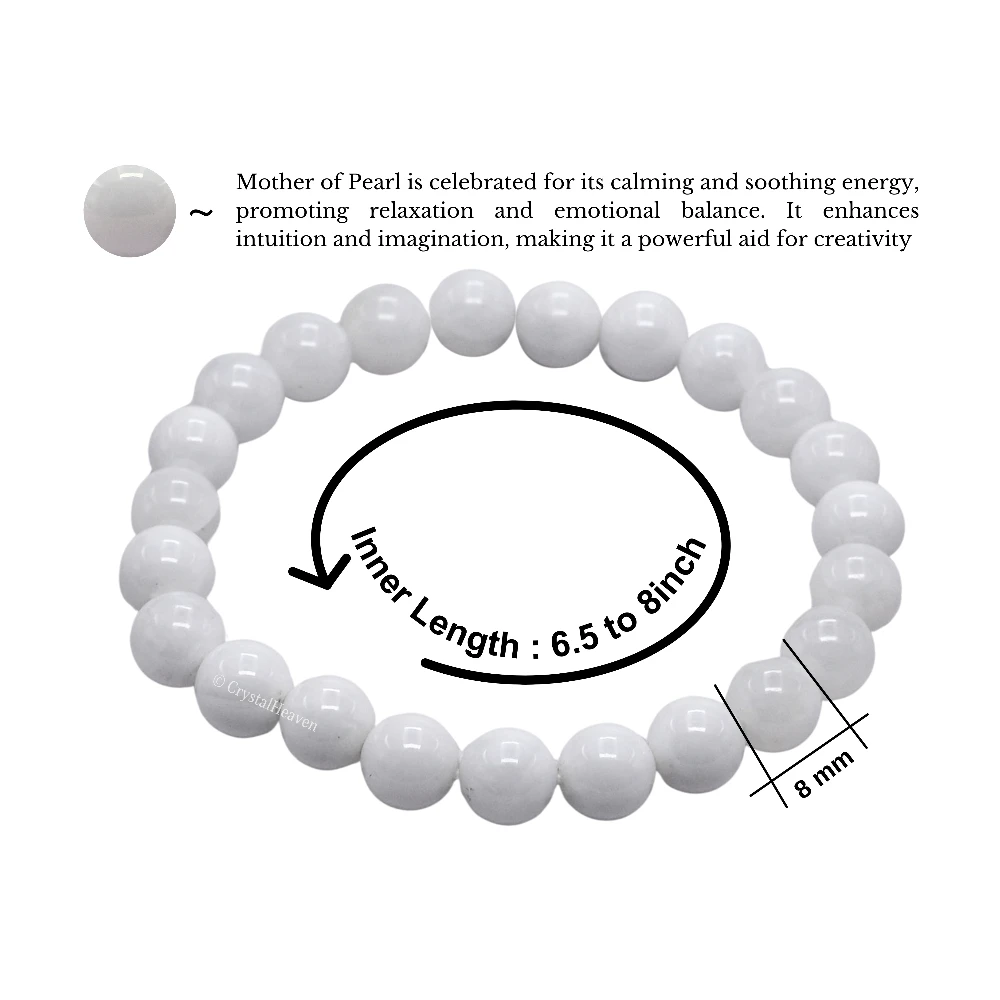 Mother of Pearl Bracelet (Elastic)