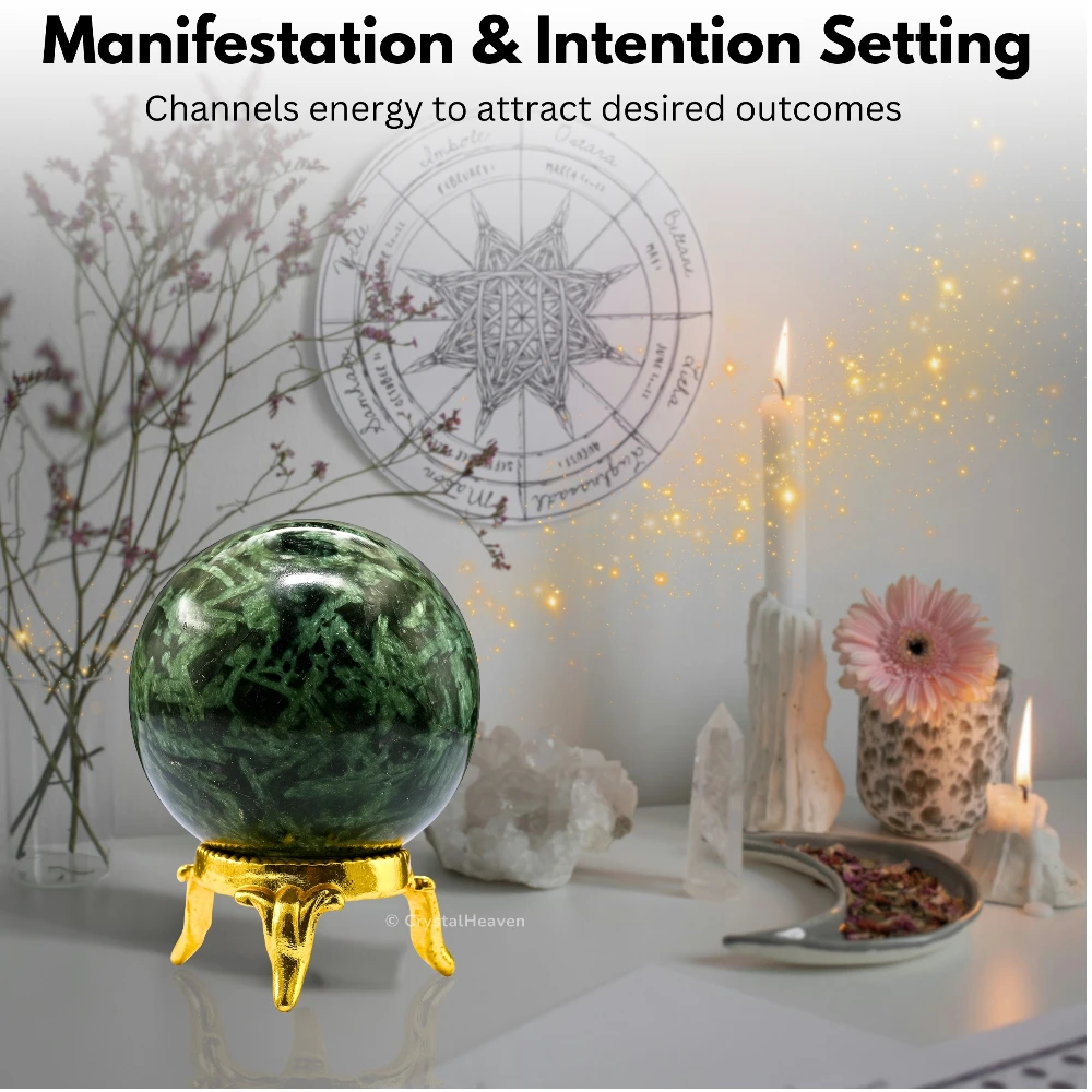 Flower stone Sphere (1.5 Inch)