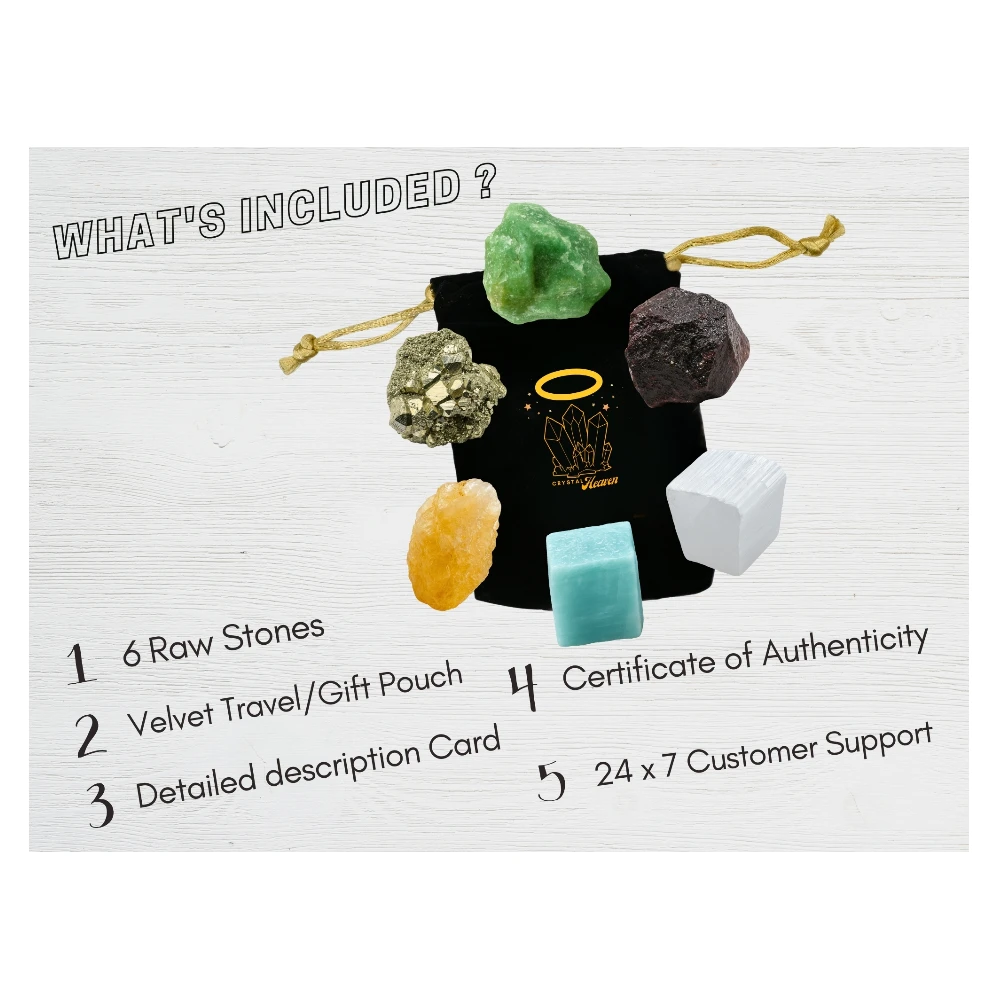 Money & Success Raw Crystals Set