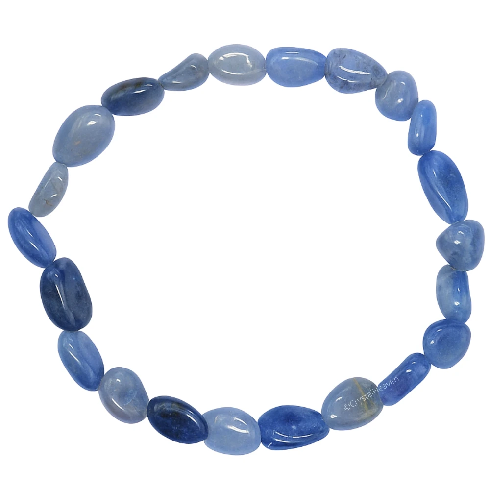 Blue Aventurine Tumbled Bracelet (Elastic)