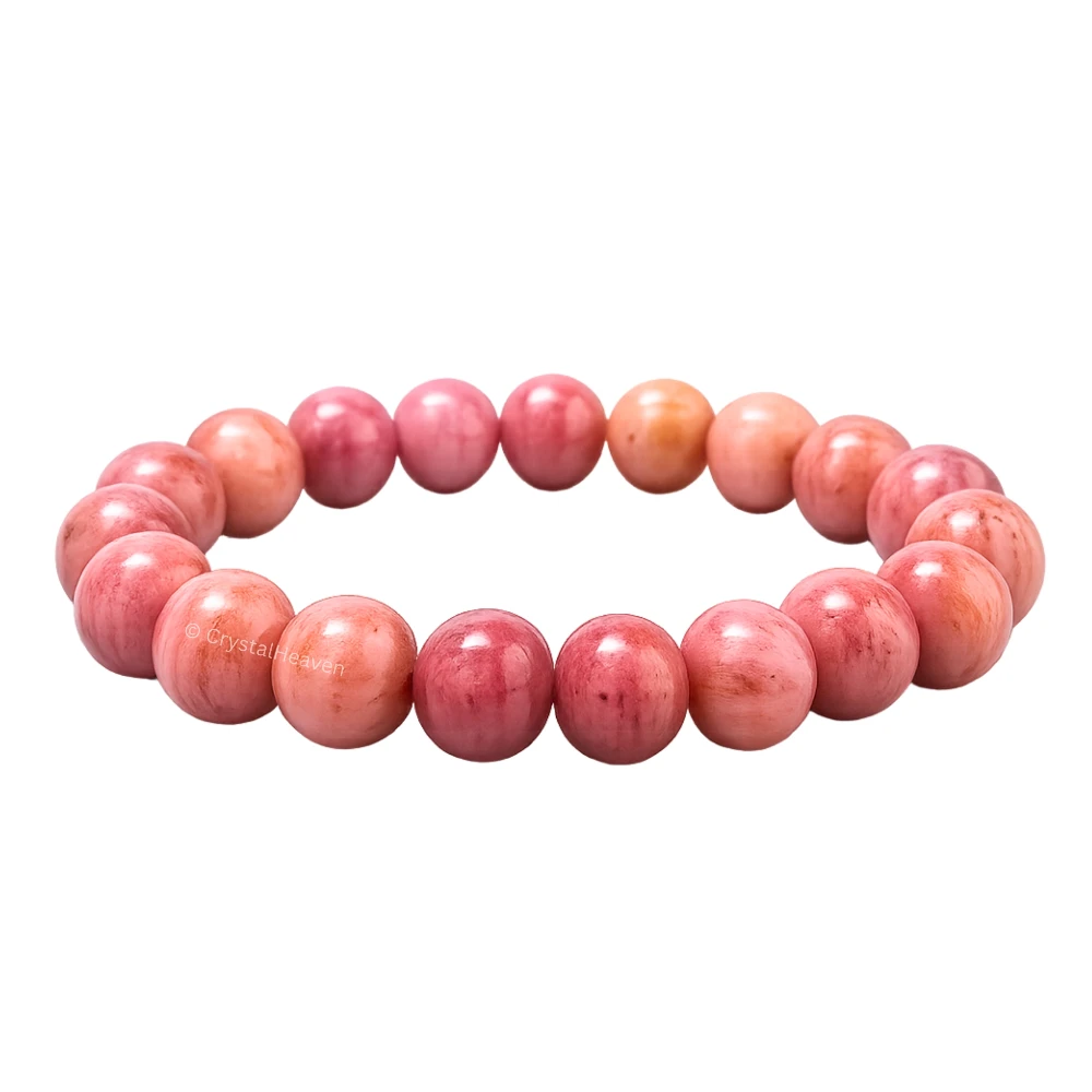 Pink Rhodonite Bracelet (Elastic)