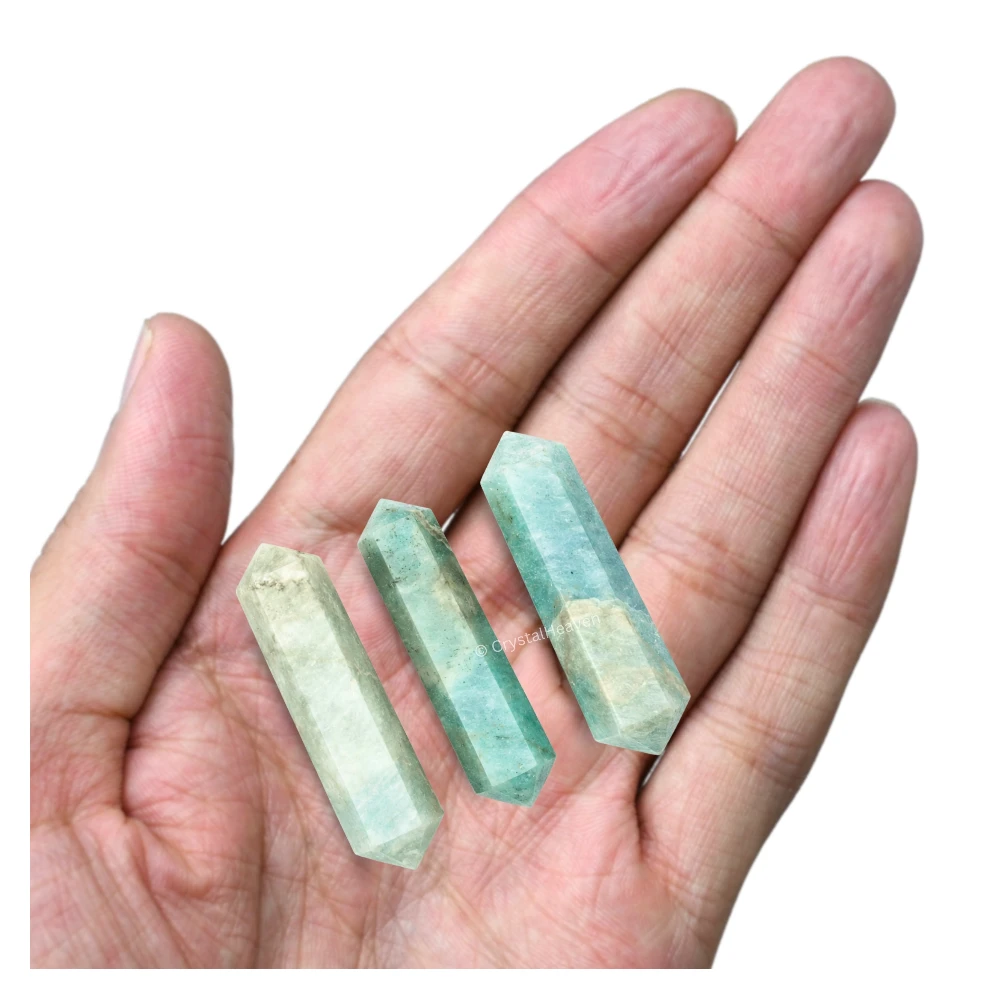 Aquamarine Pencil Points (Double Terminated) (Set of 3)