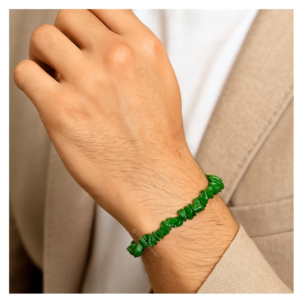Green Aventurine Chips Bracelet