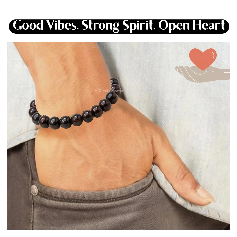 Iron Tiger Eye Bracelet (Adjustable)