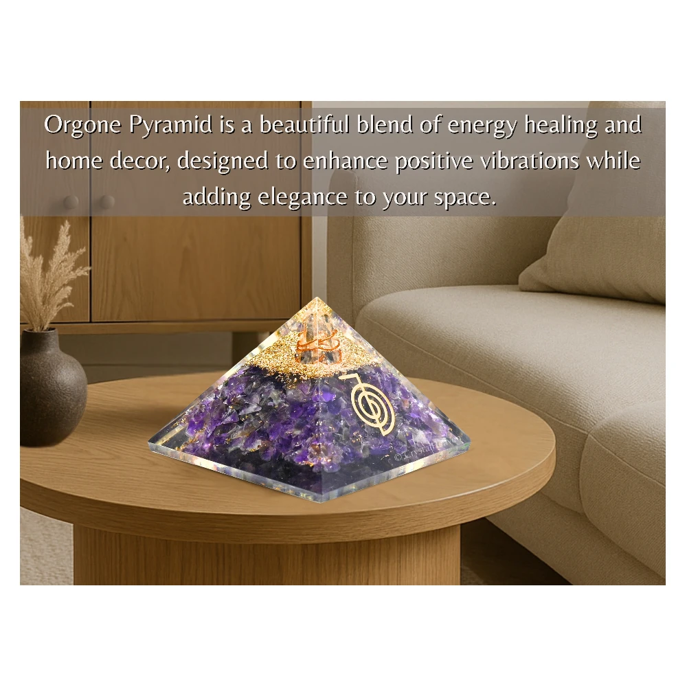 Amethyst Orgone Pyramid (Reiki)