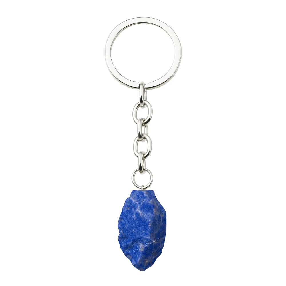 Sodalite Crystal Keychain (Raw)