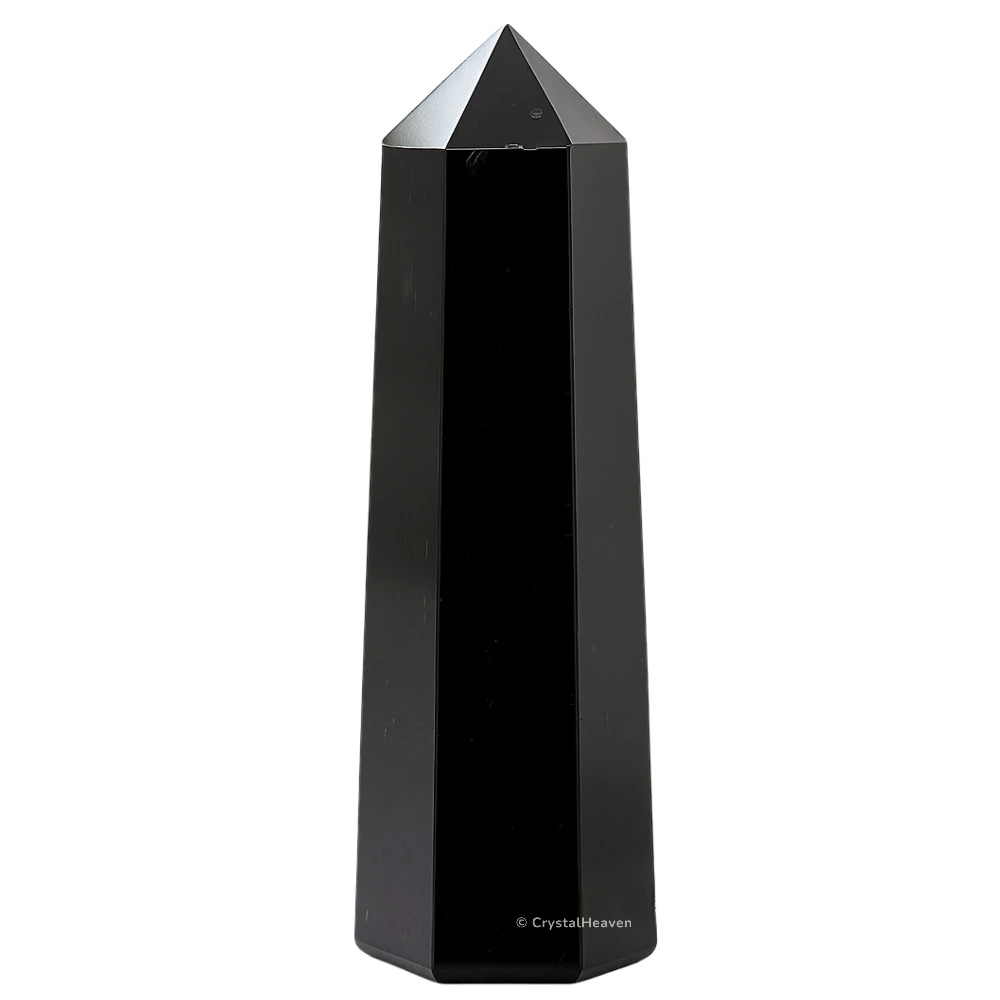 Large Black Tourmaline Tower