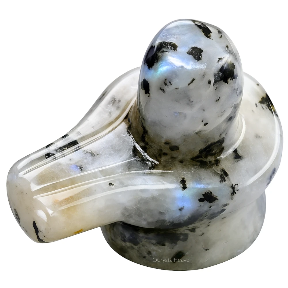 Rainbow Moonstone Shivling