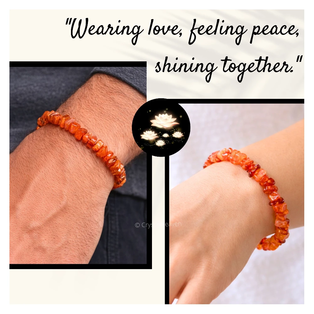Carnelian Chips Bracelet