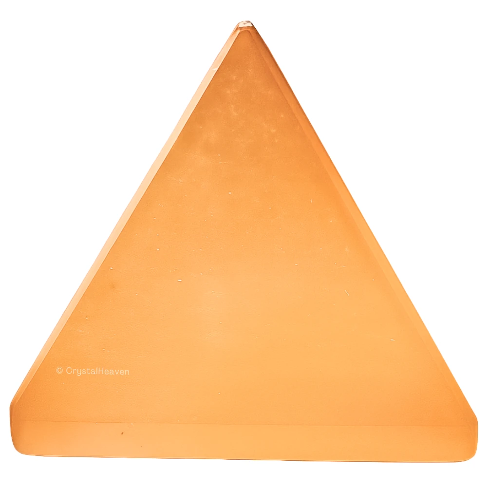 Orange Selenite Pyramid (1.5 Inch)