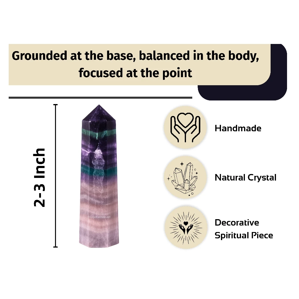 Fluorite Tower (2" to 3" inch)