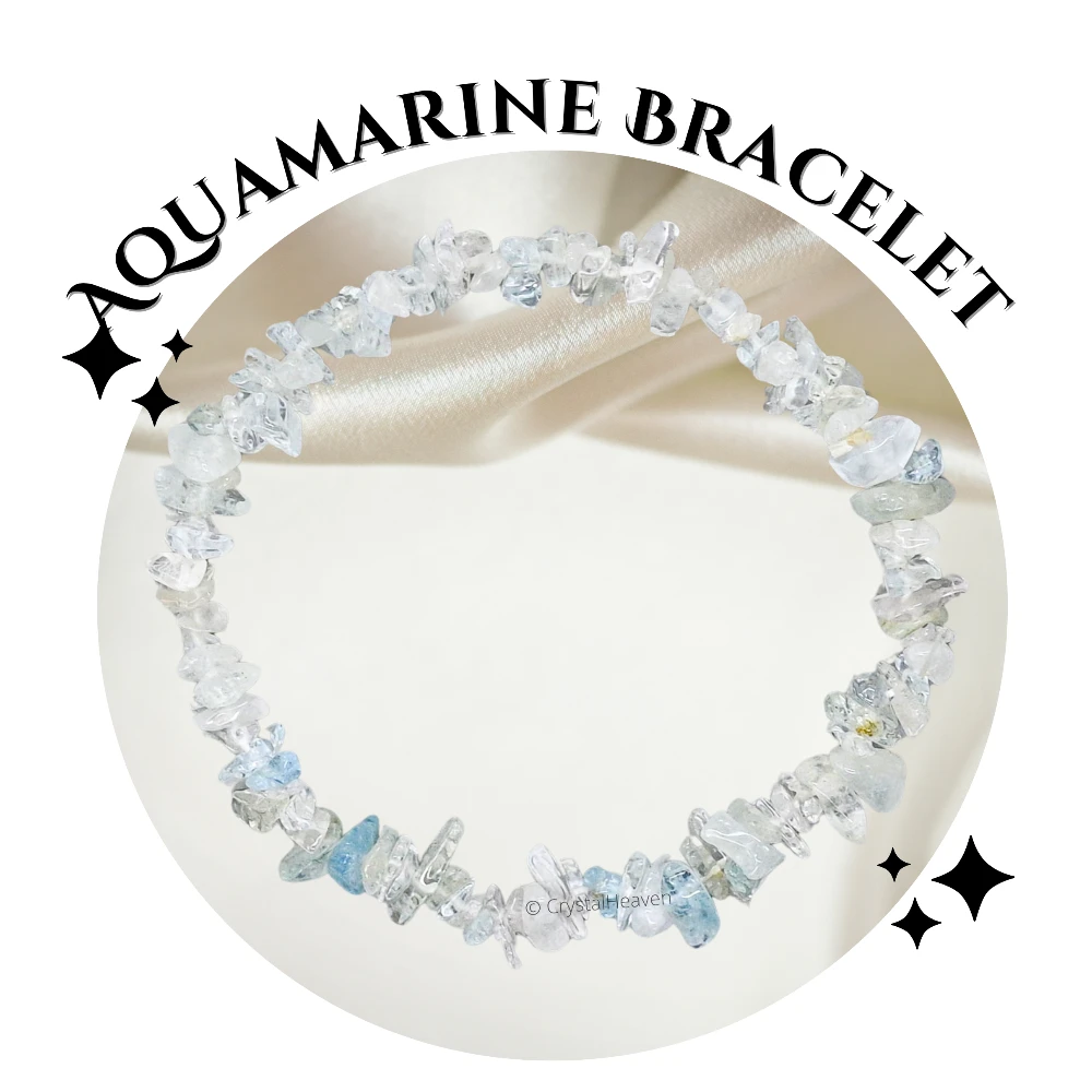Aquamarine Chips Bracelet