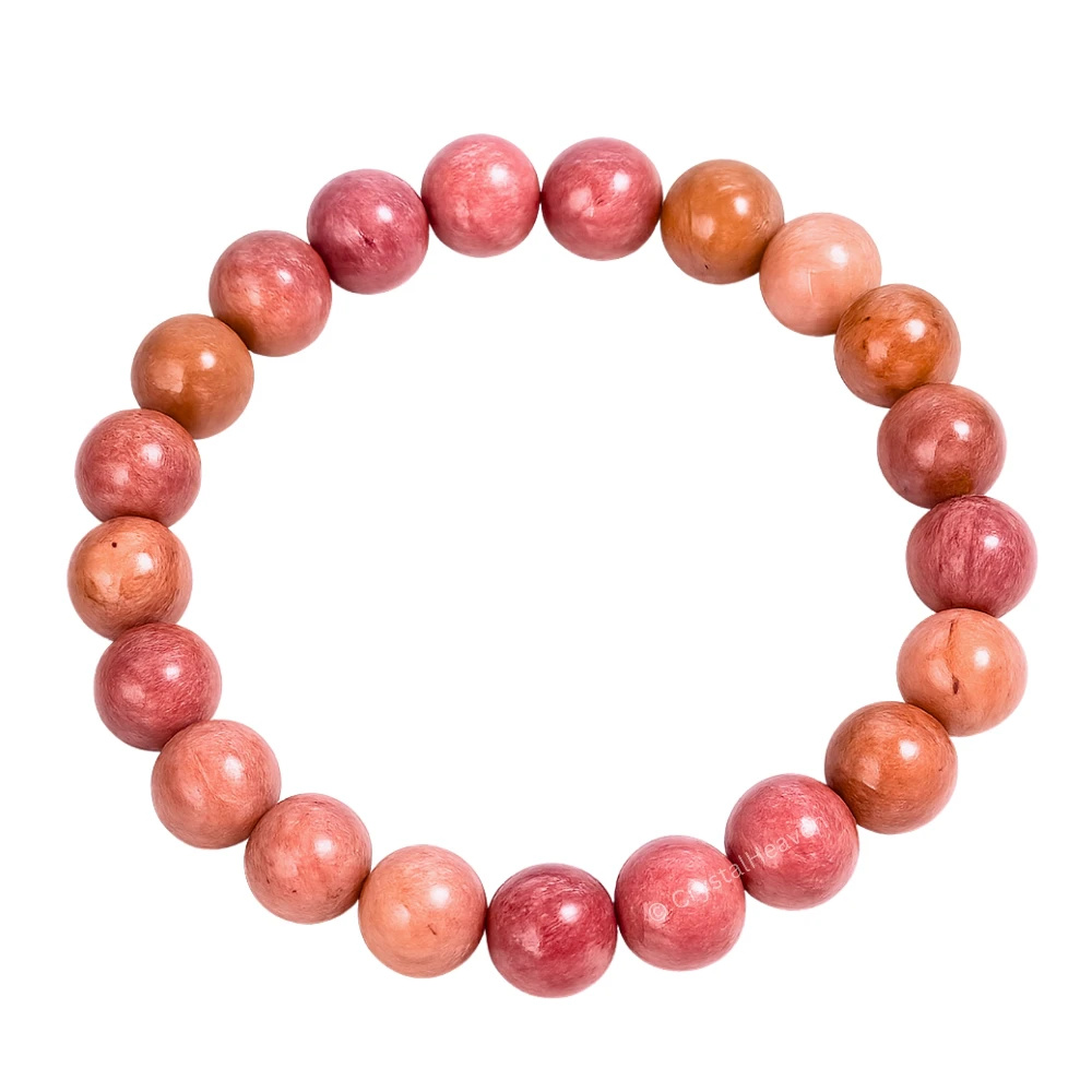 Pink Rhodonite Bracelet (Elastic)
