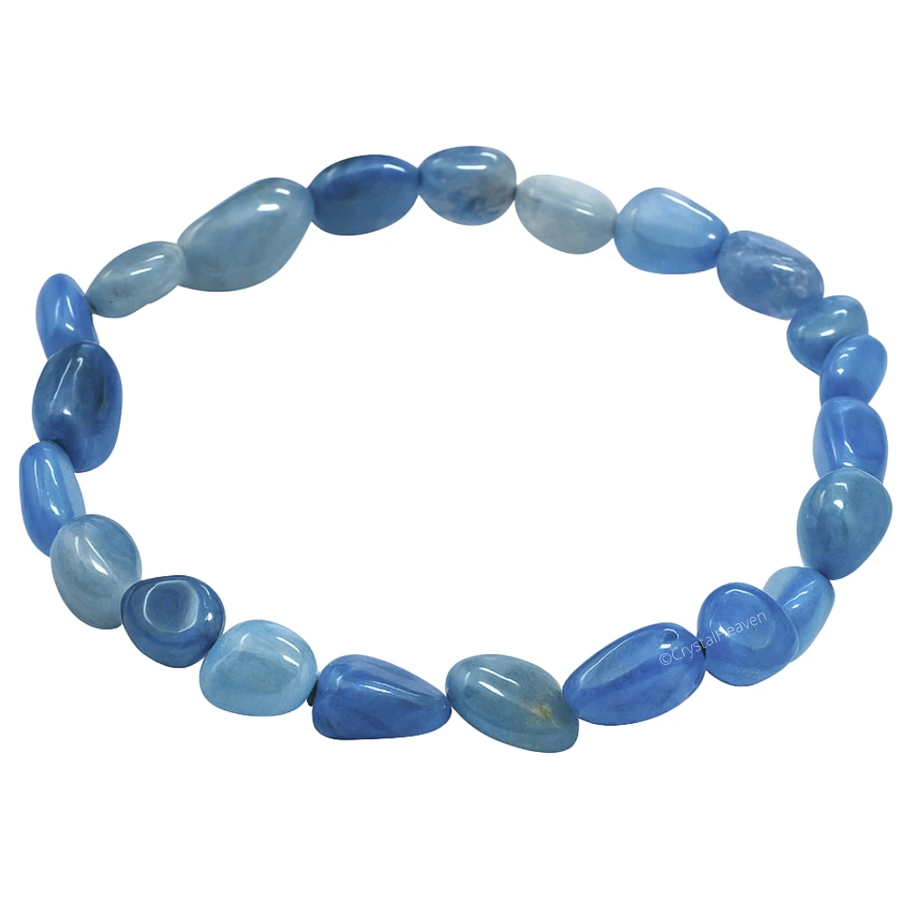 Blue Aventurine Tumbled Bracelet (Elastic)
