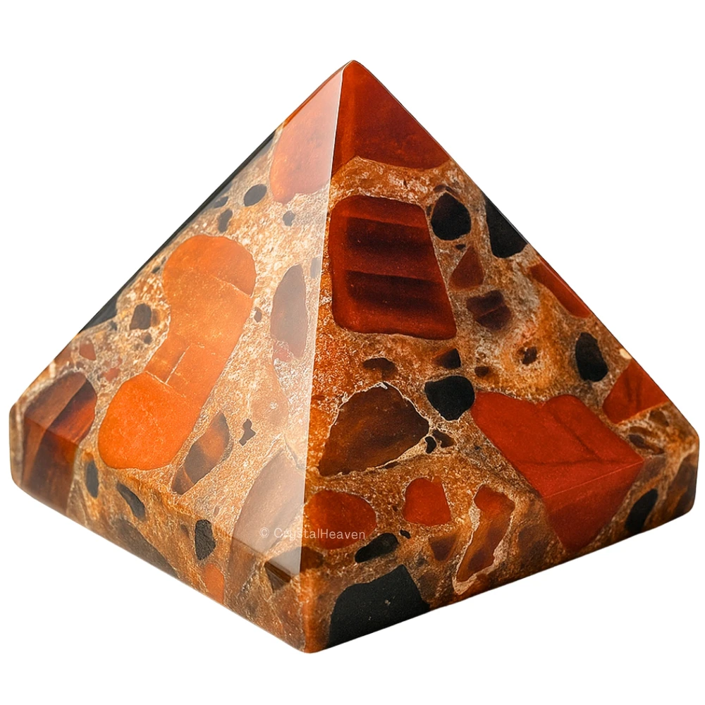 Spotted Jasper Pyramid (1.5 Inch)
