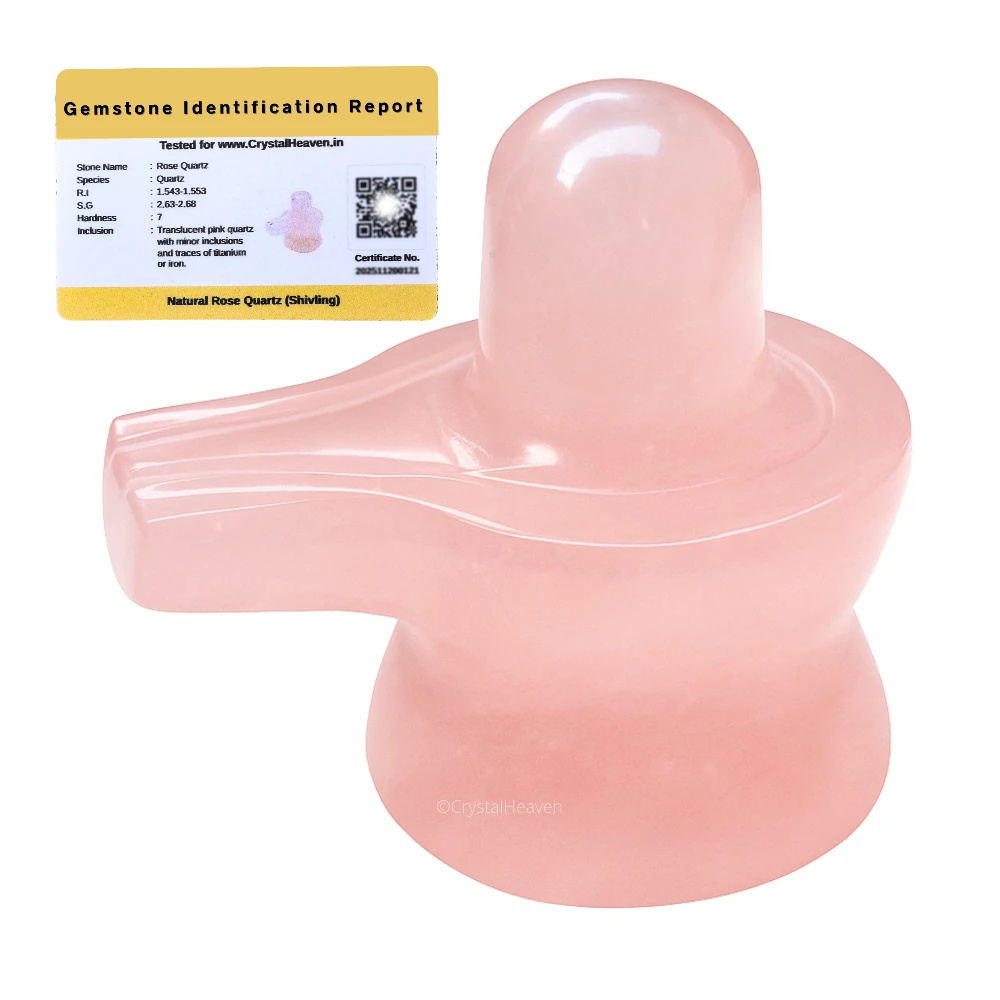 Rose Quartz Shivling