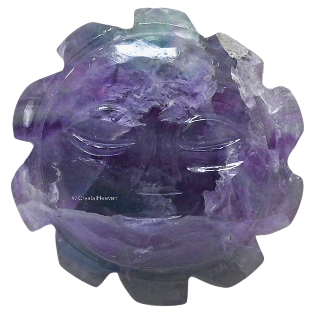 Multi Fluorite Surya Face