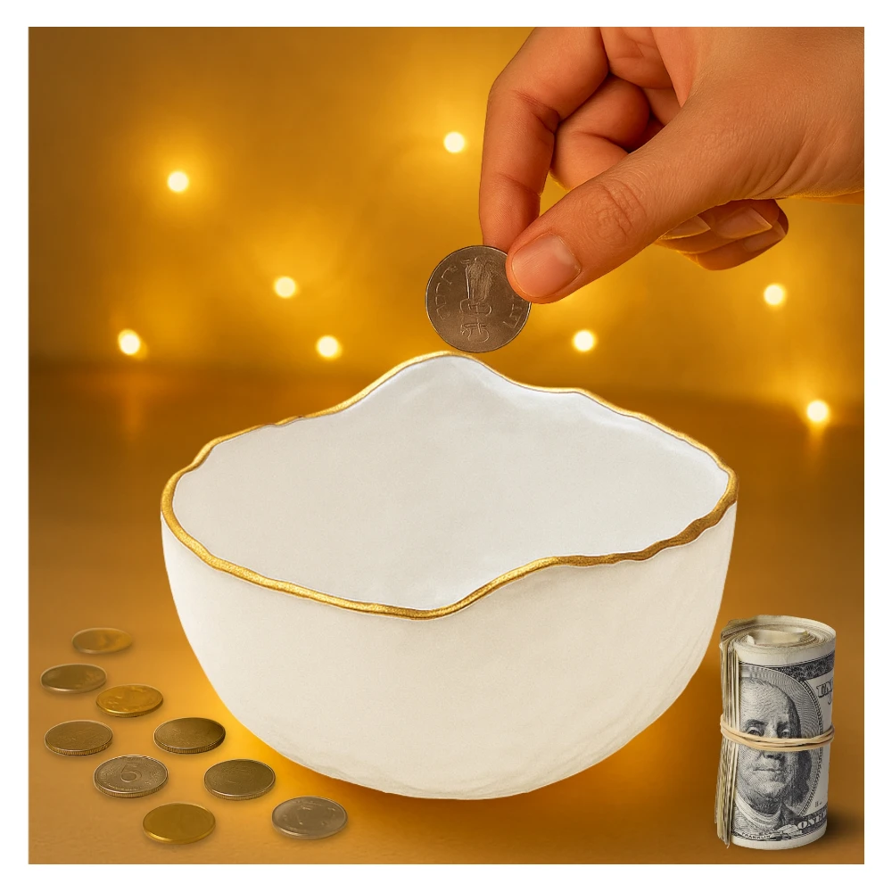 Money Bowl For Feng Shui Wealth Attraction (Bowl)