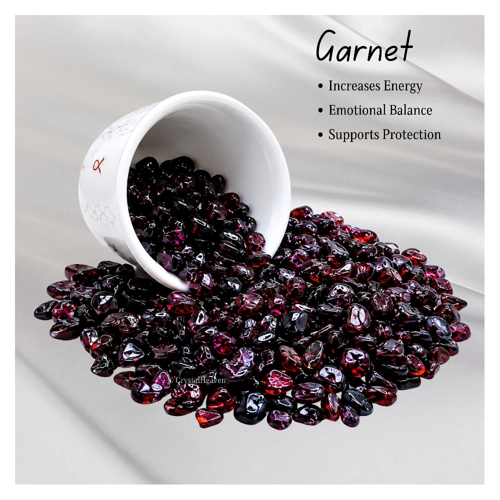 Garnet Chips - Pre Drilled